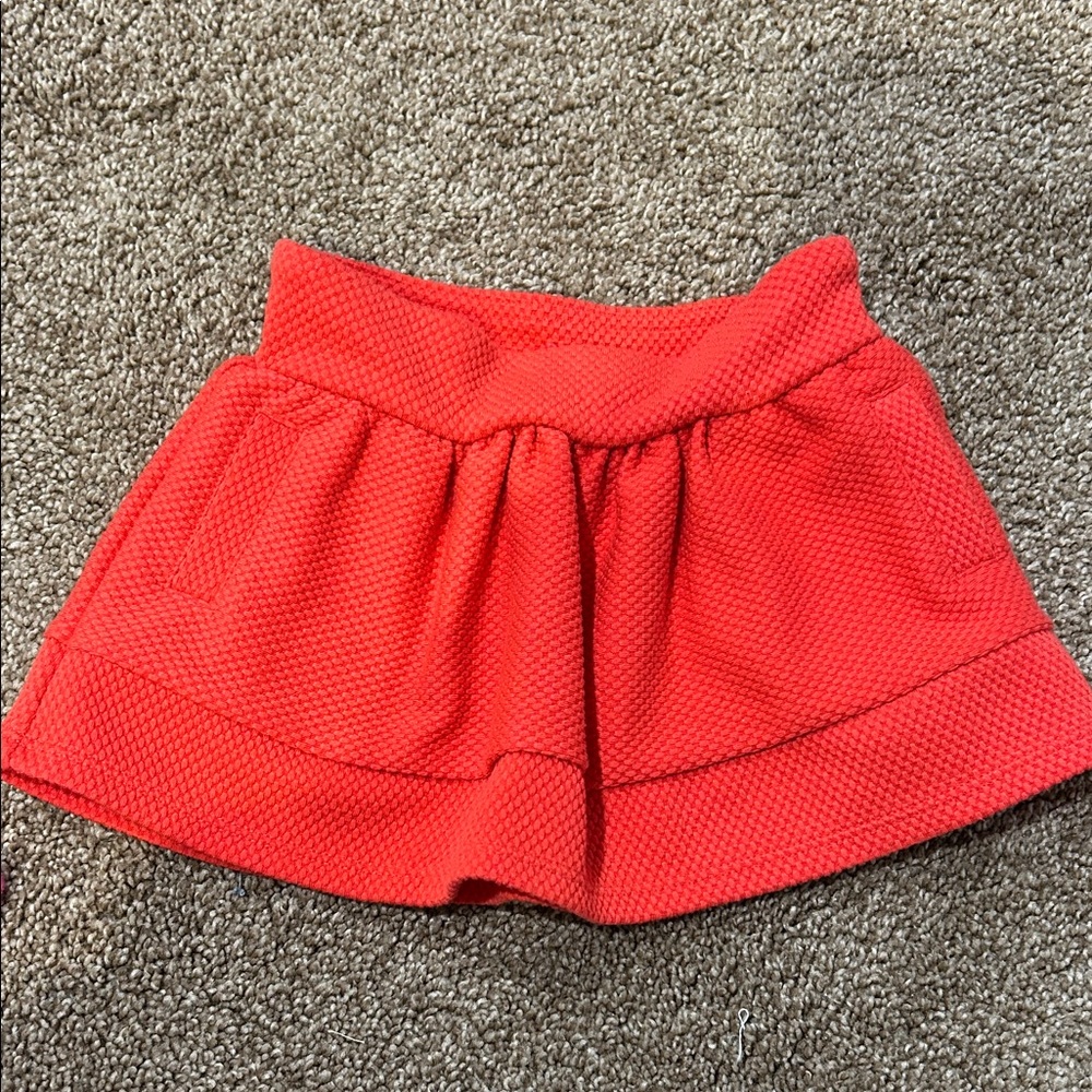 Red Skirt and Pink Ruffle Skort 12-18 Months - Picture 2 of 5